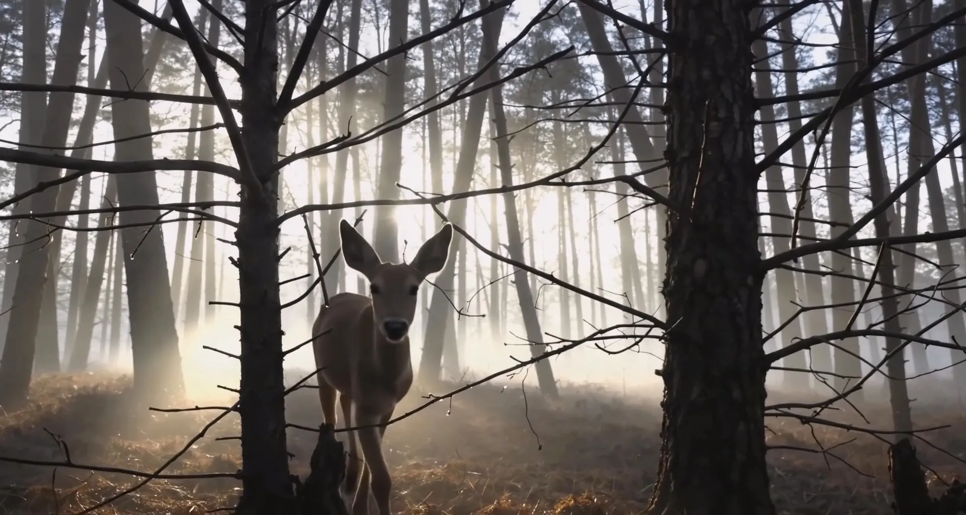 Handheld camera work during a documentary sequence