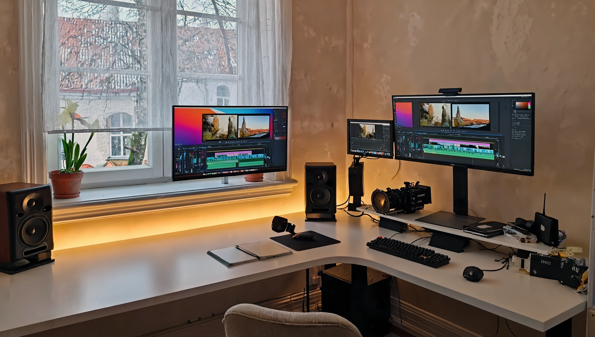 Editing suite in Tallinn